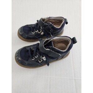 Old Soles Boys Leather Sneakers EU Size 27 Blue us boys 10.5